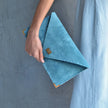 Symmetria Leather Clutch - Bag