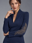 Pappardelle Navy | Dress