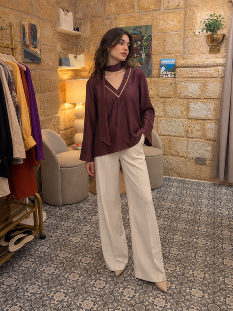 Quesadilla Burgundy | Blouse