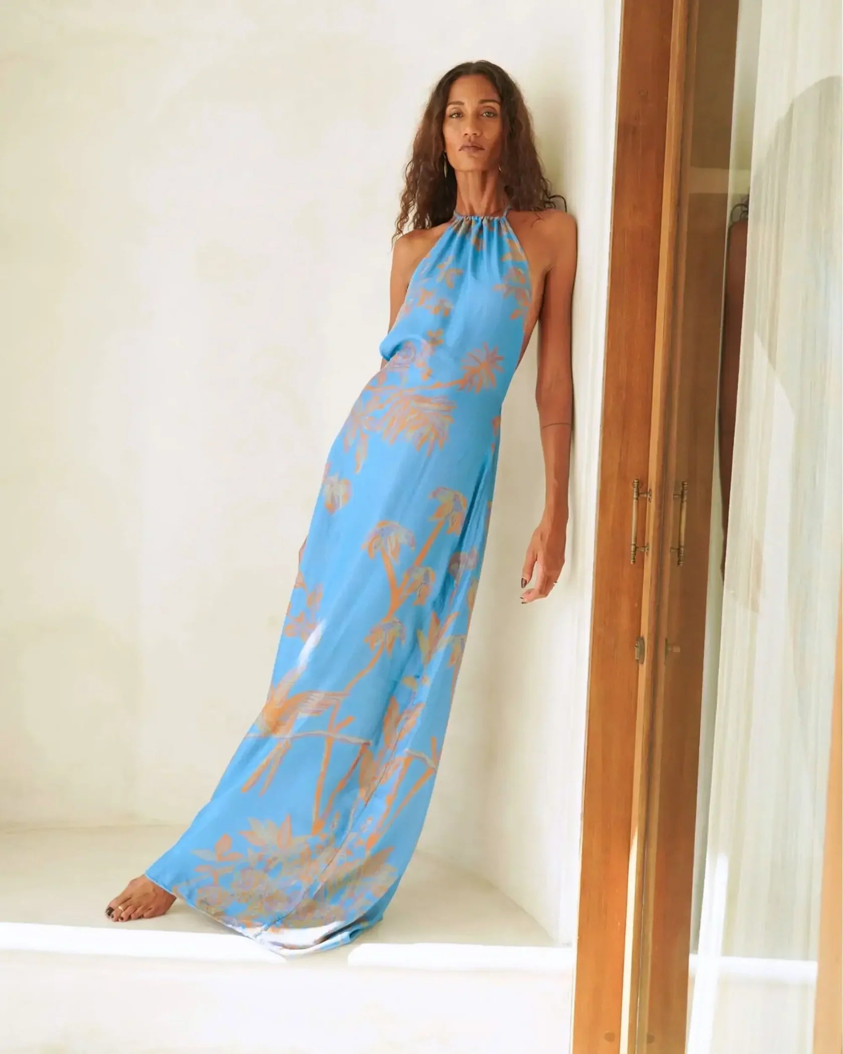 Vaani- Modal Halter Reversible Dress- New Arrival