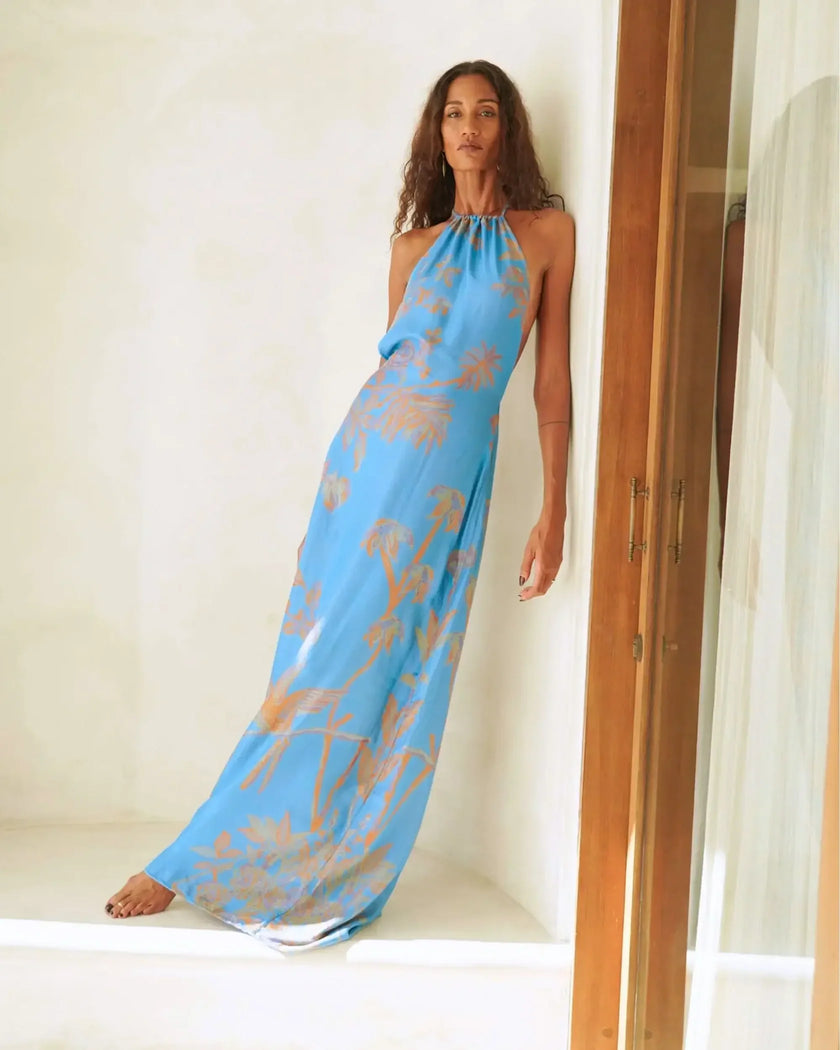 Vaani- Modal Halter Reversible Dress- New Arrival