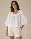 Vallettina Blouse- Natural Linen