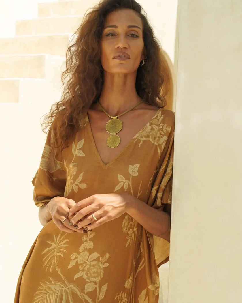 Queen of the Dunes - Modal Kaftan Dress