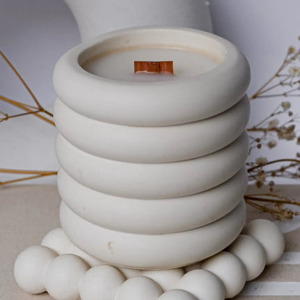 Warm Amber Ring Jar | Vegan Scented Candle