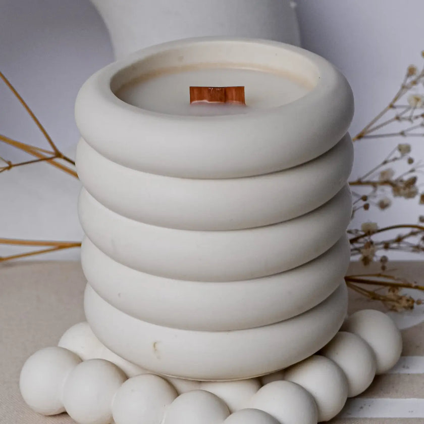 Warm Amber Ring Jar | Vegan Scented Candle