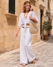 Soft Suede Bag in Beige