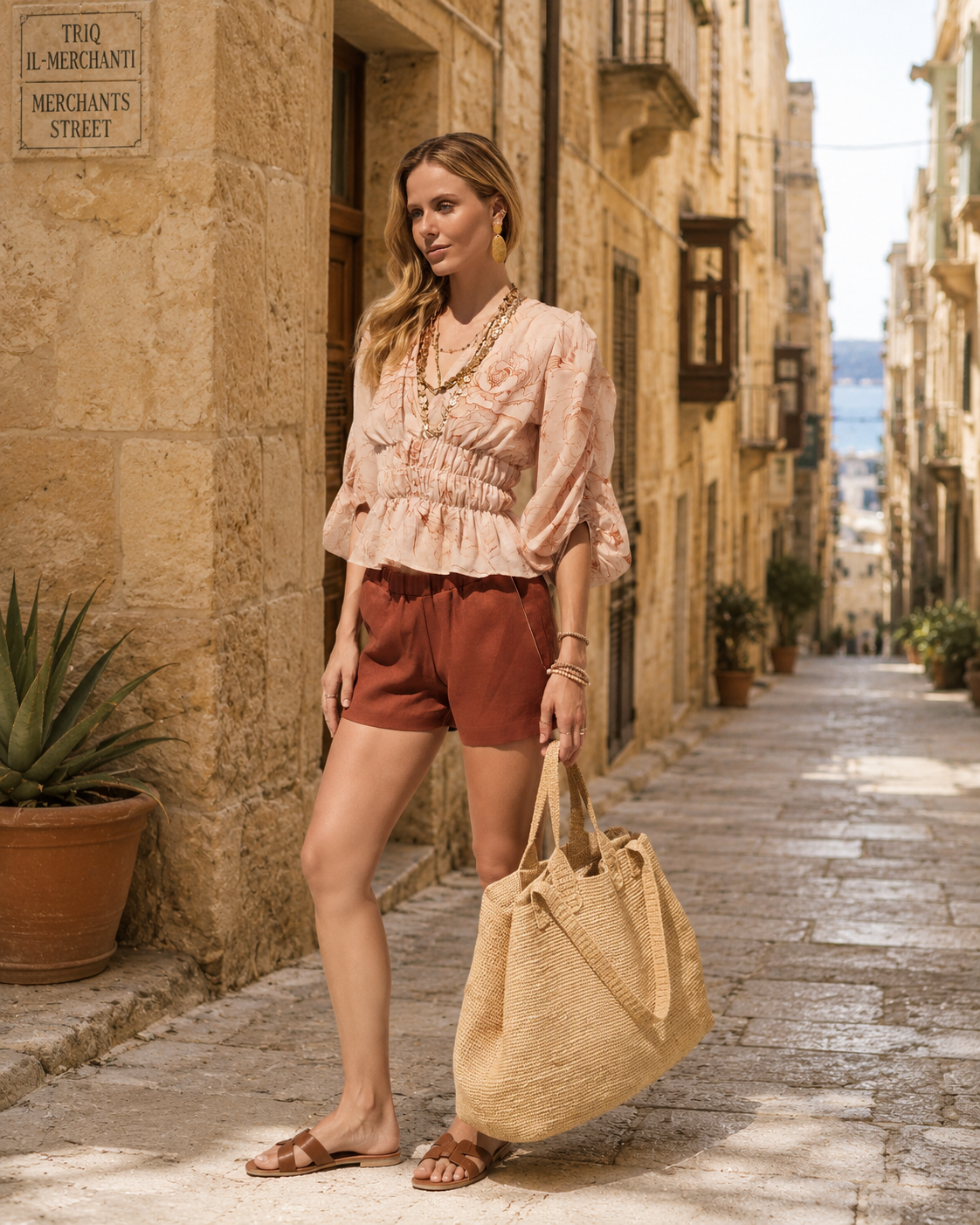 Bossy Heritage Large - Natural Raffia