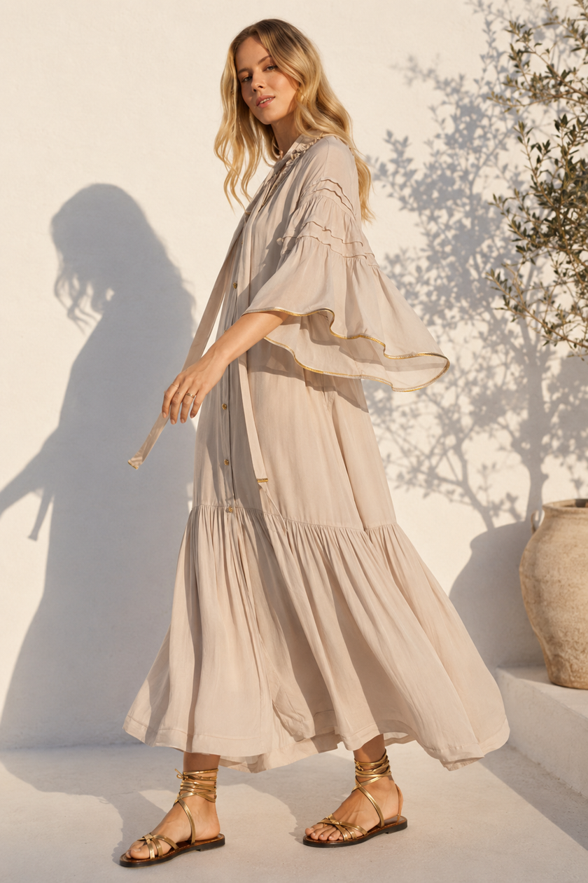 Dreamlight Dress- Silver Mist