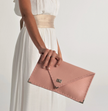 Symmetria Leather Clutch - Bag