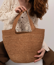 Vallettina Atelier Raffia Shoulder Basket