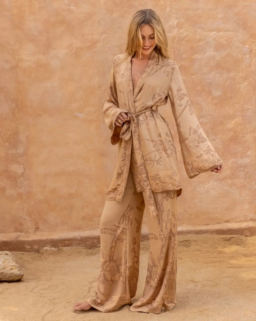 Secrets of the Sands - Modal Short Kimono - New Arrival