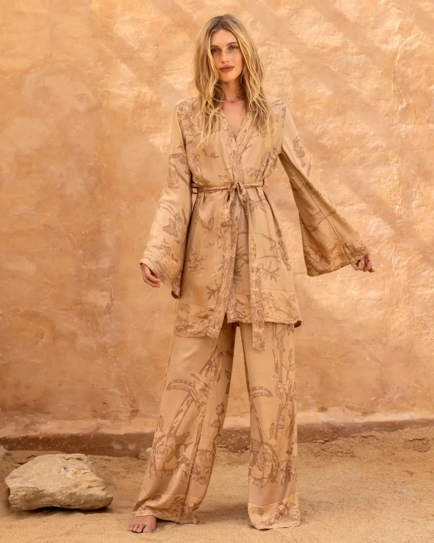 Secrets of the Sands - Modal Short Kimono - New Arrival