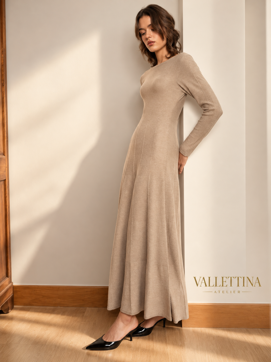 Julia Silk and Cashmere Dress