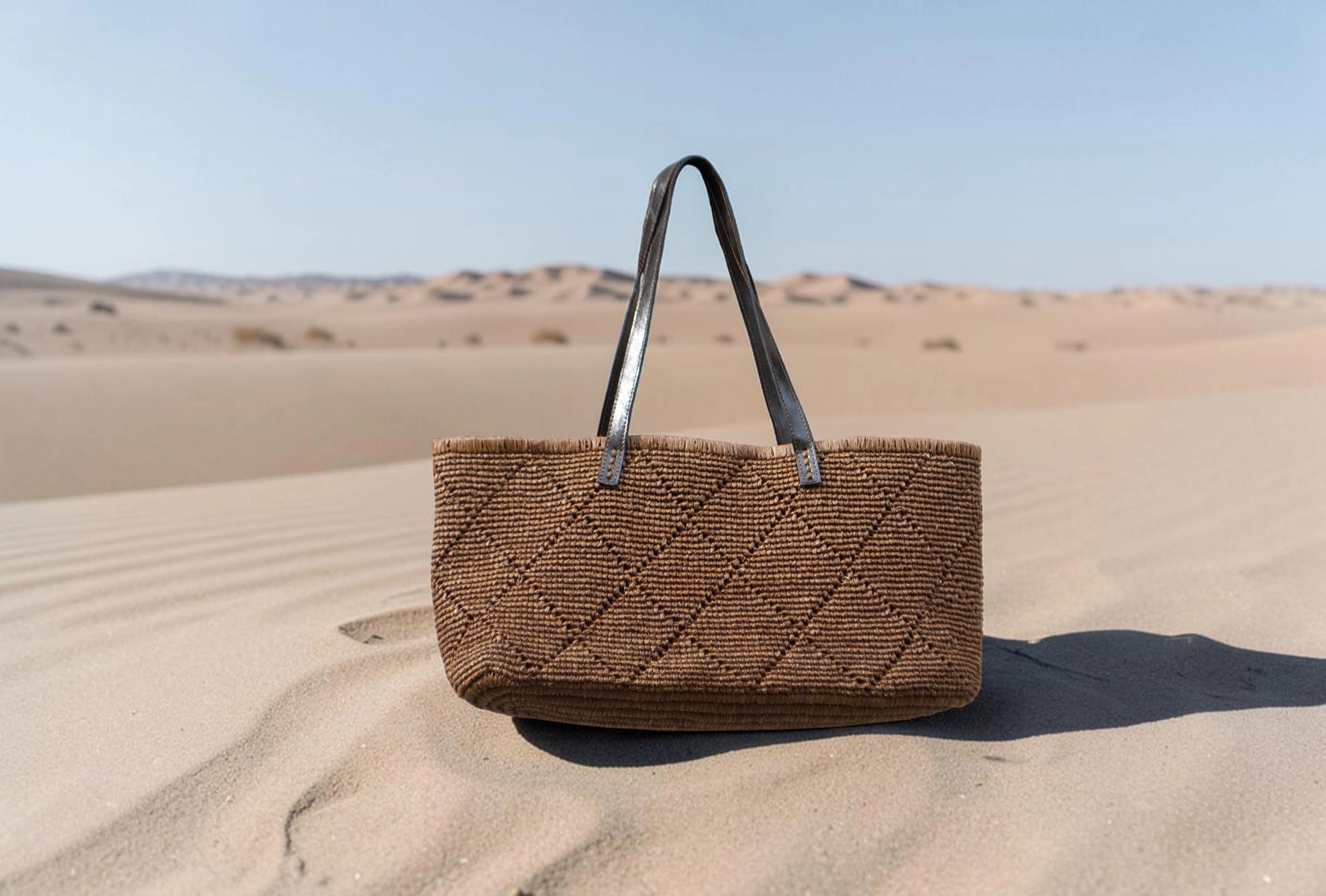 Raffia Basket, Amber Vallettina