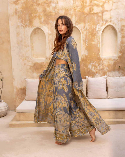 Forget Me Not | EcoVero Original Reversible Kaftan