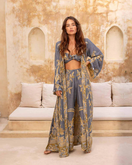 Forget Me Not | EcoVero Original Reversible Kaftan