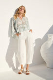 Floral  Noon Sun Blouse