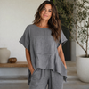 Vera May Italian Linen Top