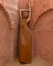 Sahara Sunset - EcoVero Halter Dress - New Arrival