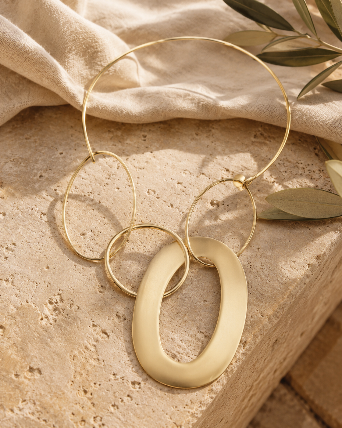 Nova | Gold Stainless Steel Link Choker