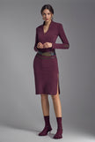 Pappardelle Burgundy | Dress