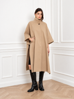 Élodie Beige Sable | Cape Coat