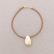 Solaris | Gold Metal Teardrop Pendant Choker