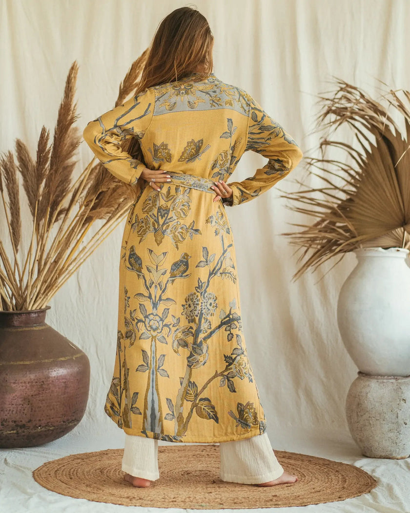 Forget Me Not - EcoVero Original Reversible Kaftan