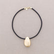 Solaris | Gold Metal Teardrop Pendant Choker
