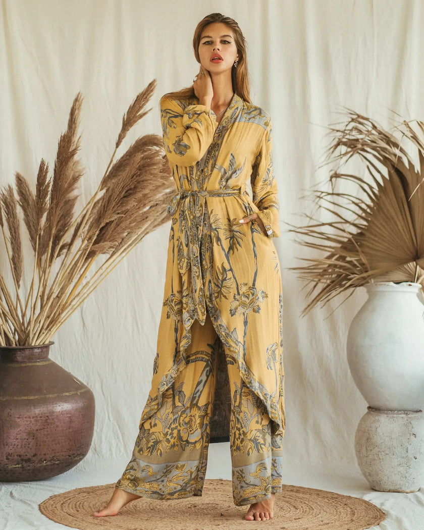 Forget Me Not - EcoVero Original Reversible Kaftan