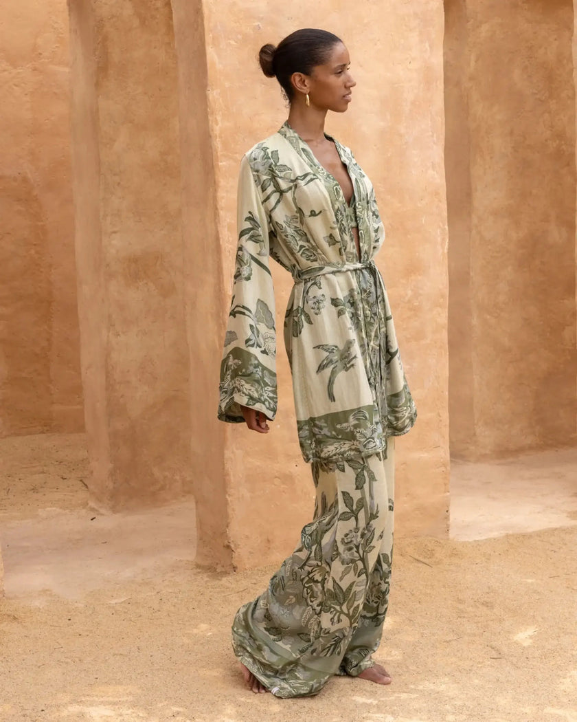 Pureness Of Heart - Modal Short Kimono - New Arrival