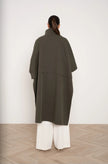 Élodie Kaki Foncé | Cape Coat