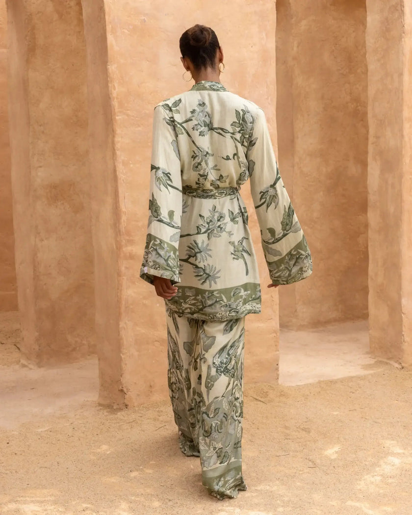 Pureness Of Heart - Modal Short Kimono - New Arrival