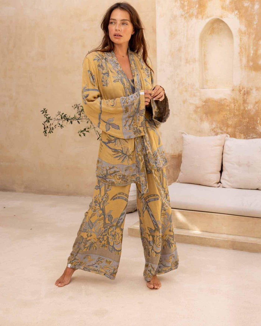 Forget Me Not - EcoVero Reversible Pants - New Arrival