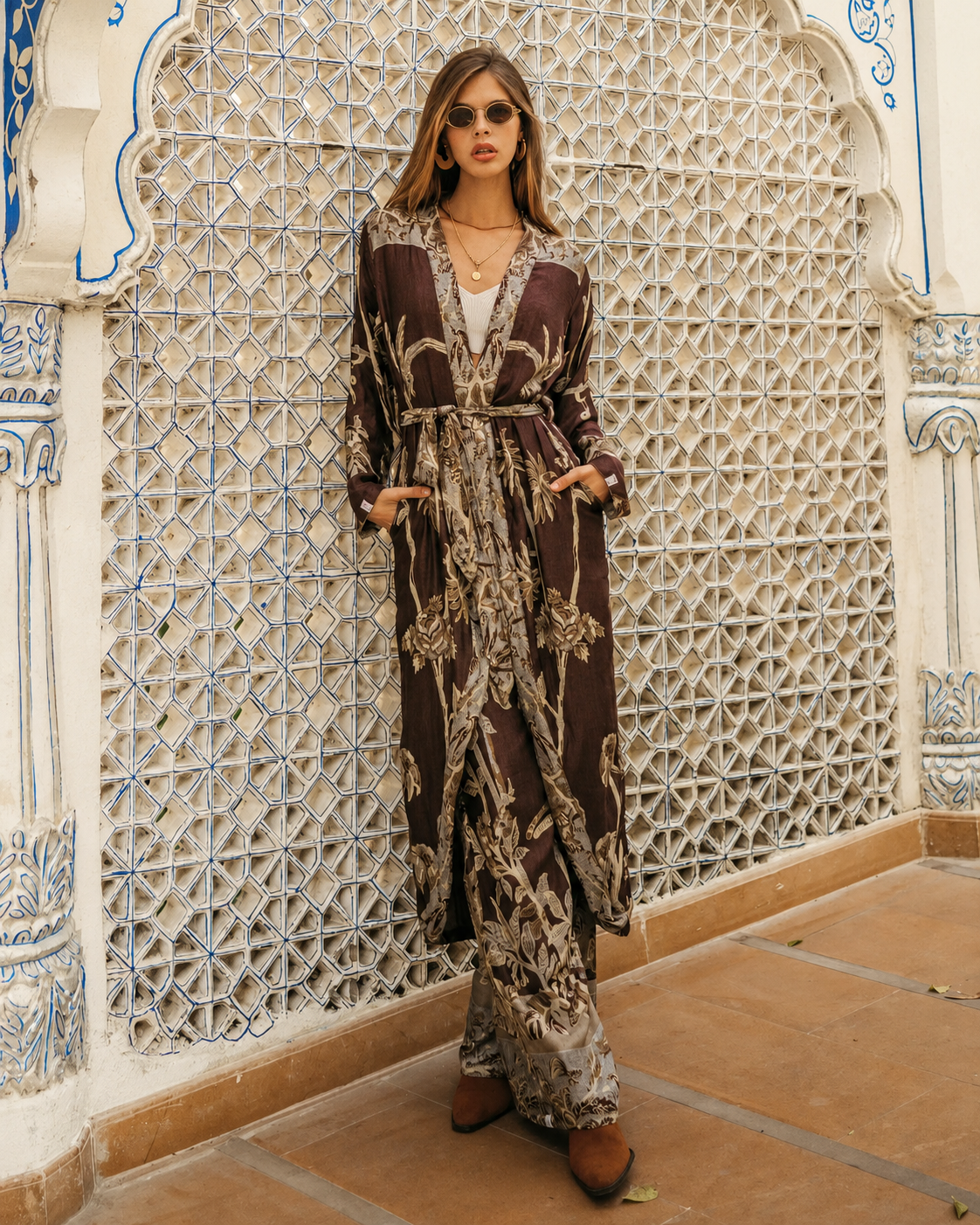 Burnt Umber - Original Reversible Kaftan