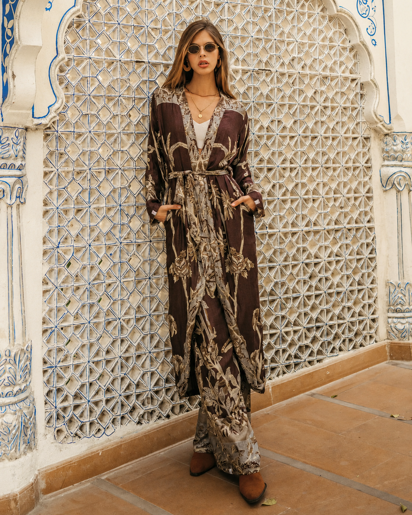 Burnt Umber - Original Reversible Kaftan