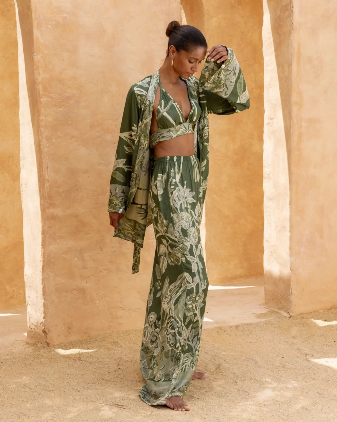 Pureness Of Heart - Modal Short Kimono - New Arrival