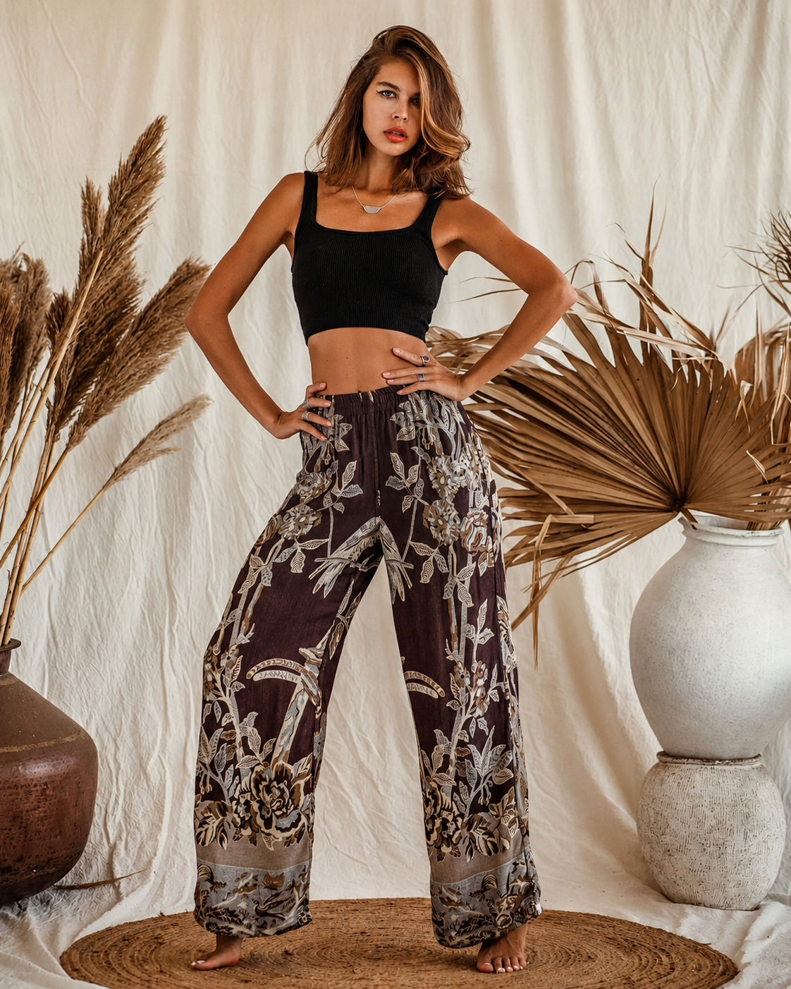 Burnt Umber - EcoVero Reversible Pants