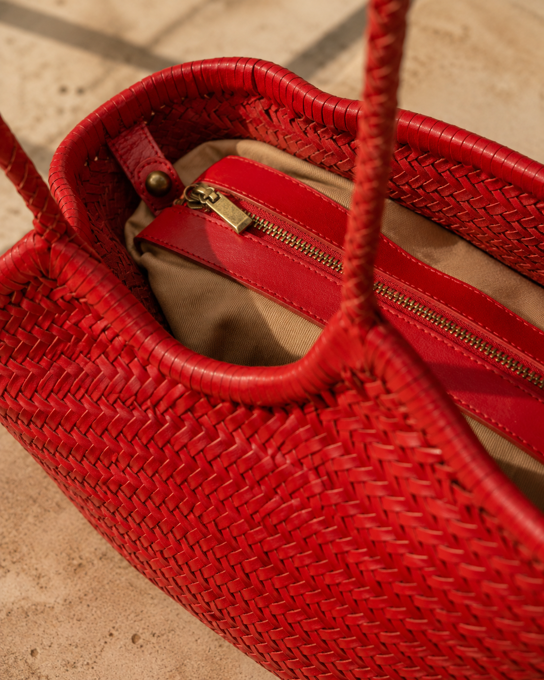 Florence | Hand Woven Real Leather Bag