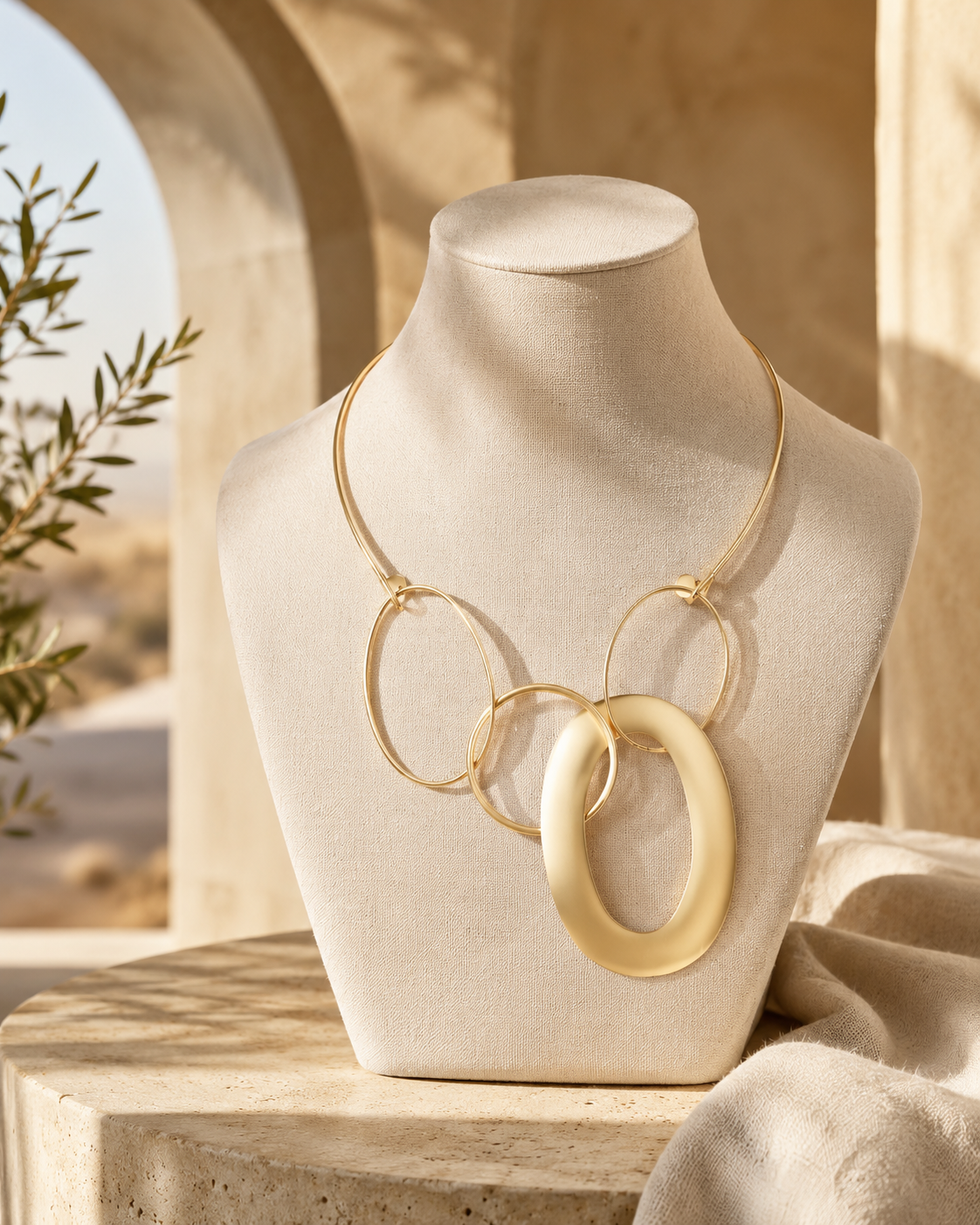 Nova | Gold Stainless Steel Link Choker