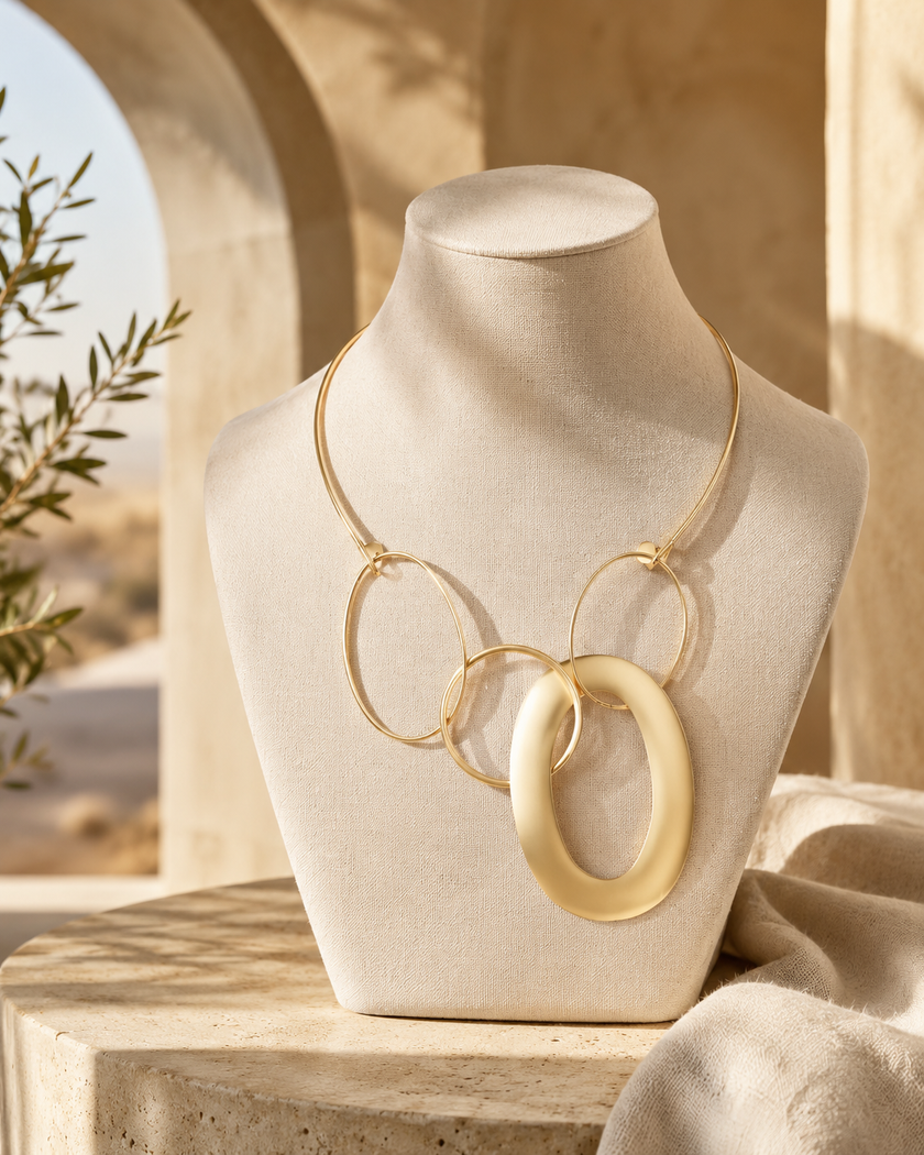 Nova | Gold Stainless Steel Link Choker