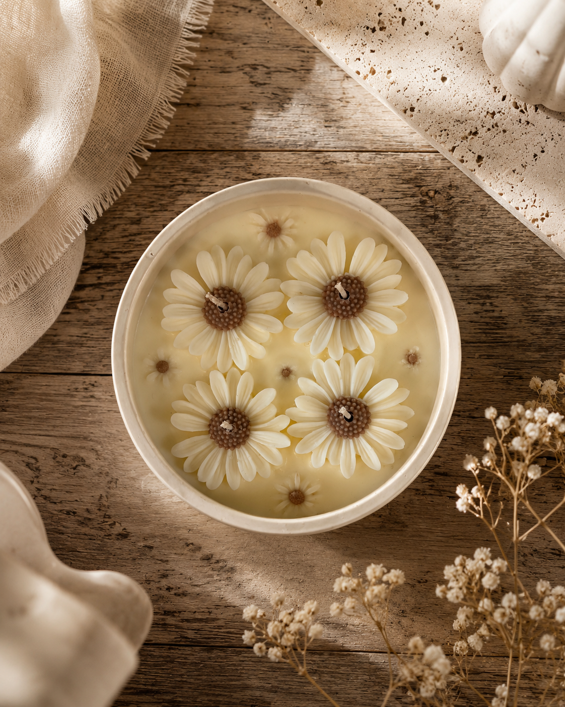 Daisy Flower | Vegan Scented Candle
