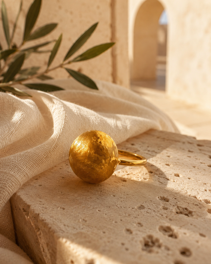 Tambur Ring | Gold Plated
