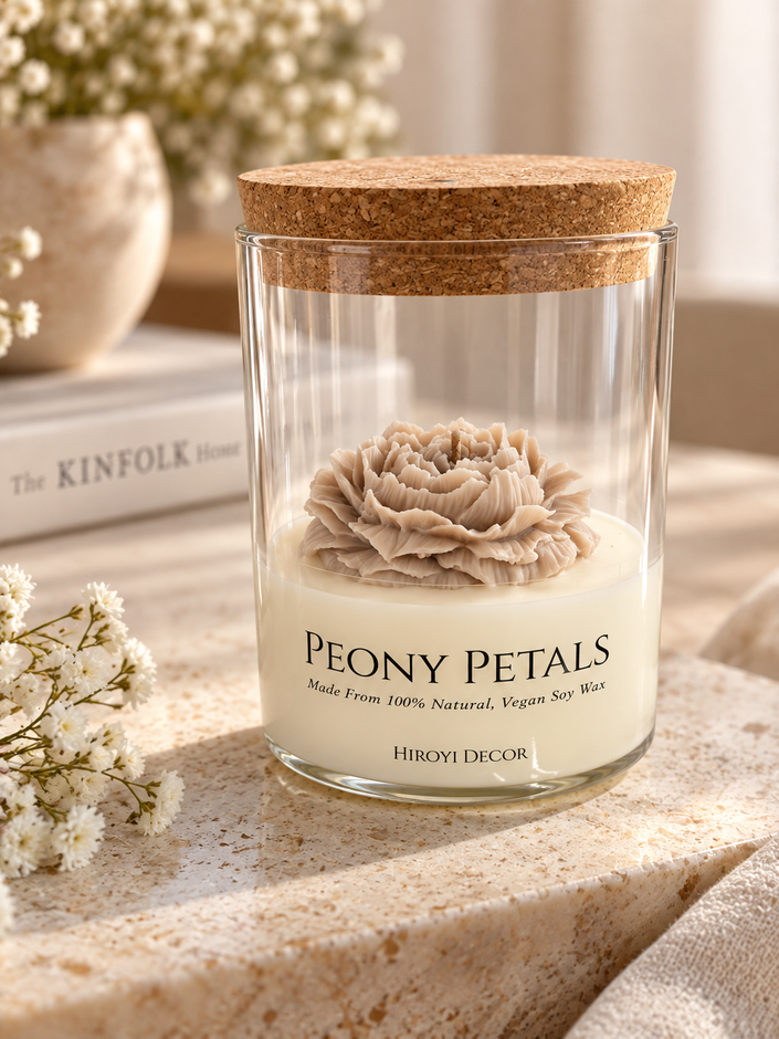 Peony Petals | Soy Scented Candle