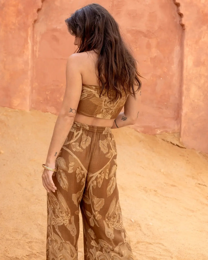 Queen Of The Dunes - Modal Bow Tie Top