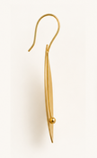Orelha Brushed Stainless Steel Earrings