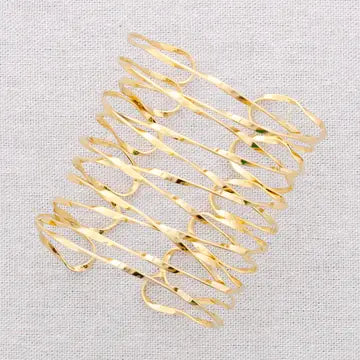 Lumiere | Adjustable Stainless Steel Intertwined Bracelet