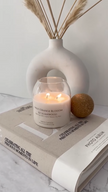 Designer Glass with Ball Cover Scented Candle